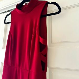 Burgundy Long Dress - LuLus Size XS